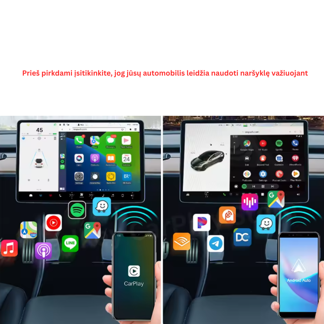 Tesla Apple CarPlay / Android Auto priedėlis - Image 2
