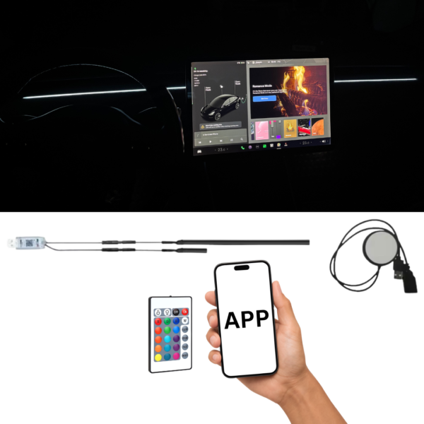 Tesla Model 3/Y Ambient (RGB) apšvietimas