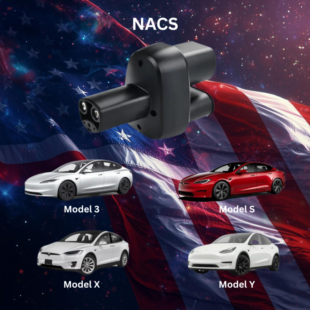 Tesla krovimo adapteris DC(400A) + AC(32A)